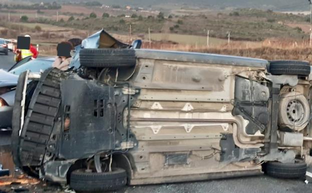 Ocho heridos en dos accidentes de tráfico registrados en Amurrio y Leza