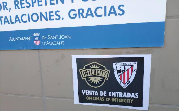 El Intercity reserva un fondo para las peñas del Athletic y organizará una fan zone antes de la Copa