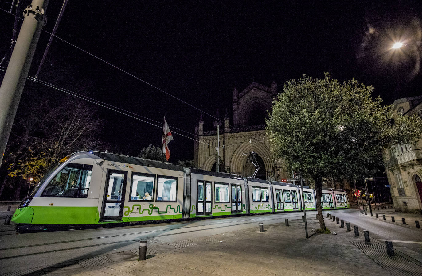 El nuevo tranvía, en pruebas