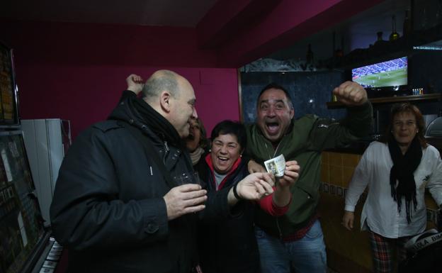 Euskadi recibe de la Lotería de Navidad 7,3 millones, de los que 6,5 van para Bizkaia