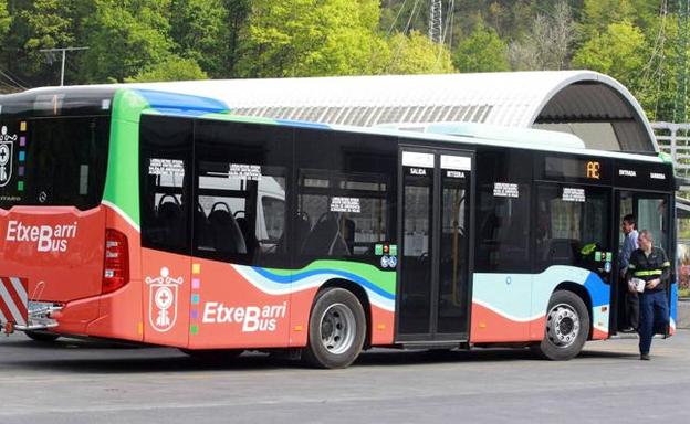 Disminuyen las frecuencias del EtxebarriBus durante las fiestas