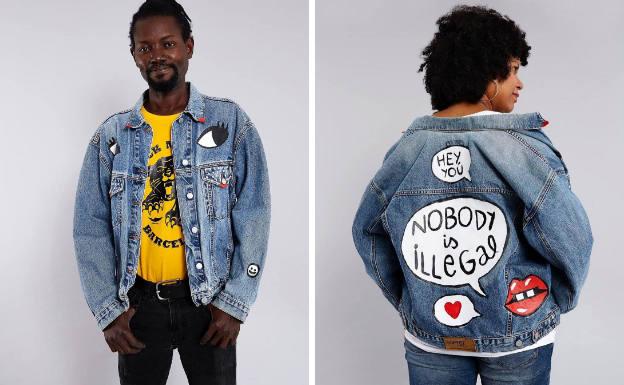 La exclusiva cazadora de la vitoriana Amaia Arrazola para el proyecto Lotería Mantera