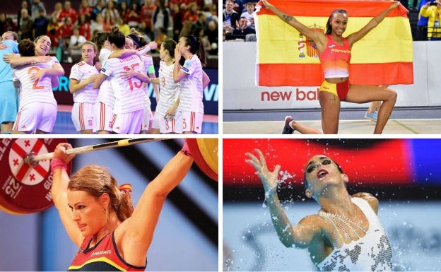 Revive los 12 grandes éxitos del deporte femenino español en 2019