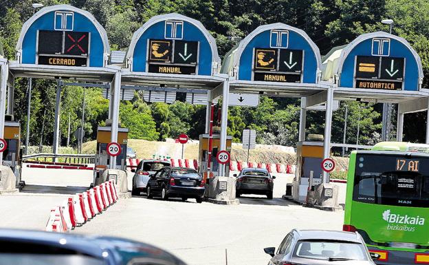 Suprimen las rebajas de sábados y festivos en los túneles de Artxanda y la Supersur