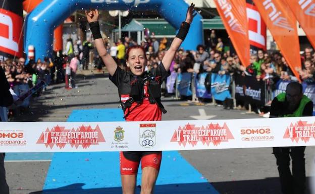 De 'mochilera' de su familia a volar por el monte: la historia de la subcampeona del Bilbao Night Marathon
