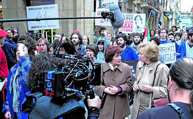 El guardián de los secretos en los rodajes