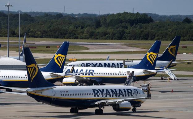 Ryanair cancela por la huelga en Italia la conexión de Vitoria con Milán de este martes
