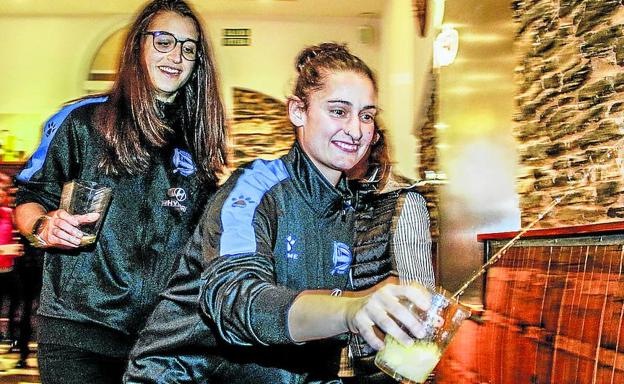 Las 'gloriosas' brindan con sidra