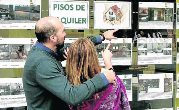 El precio del alquiler ha aumentado casi el doble en Vitoria que en el resto de Euskadi