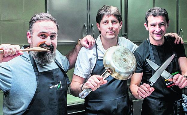 Brotes tiernos en el viejo txoko