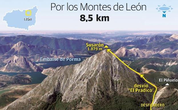 Ruta de montaña por Susarón, el Pagasarri leonés