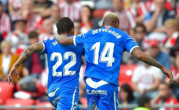 Damián, dos paredes y un regate para su segundo gol en 169 partidos con el Getafe