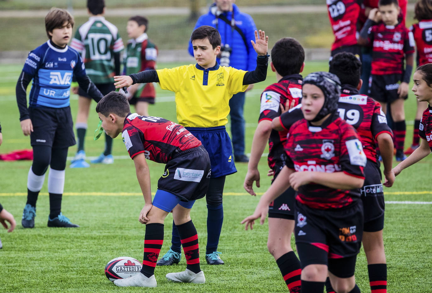 Fiesta del rugby en Lakua