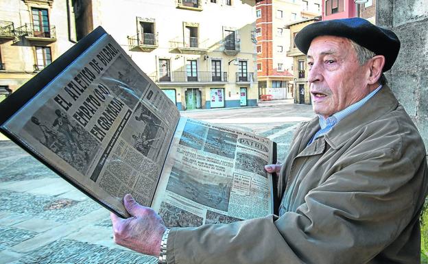 El durangués que jugó en el Granada contra el Athletic