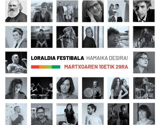 Loraldia Festibalaren 6. edizioa martxoaren 10etik 29ra bitartean ospatuko da