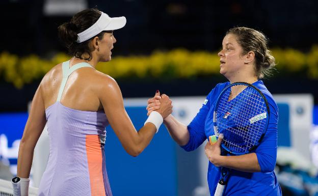 Clijsters planta cara a Muguza en su vuelta a las pistas siete años después de su retirada