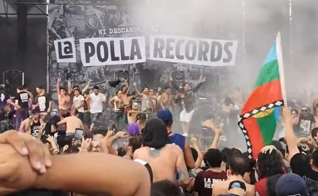 Suspenden un concierto de La Polla Records en Chile al irrumpir el público en el escenario