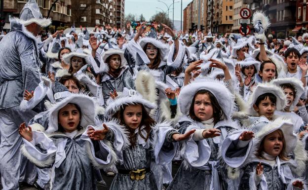 El mayor desfile del Carnaval vitoriano