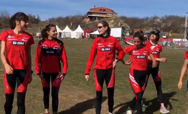 Así se prepara en Soria el BM Bilbao para el campeonato de España de cross por equipos