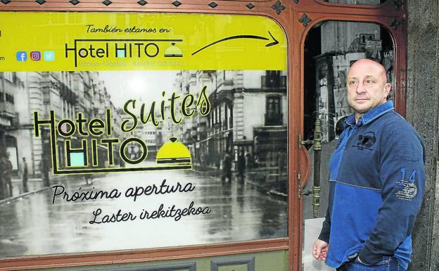 Arranca la obra del nuevo hotel de Dato con el derribo interior del edificio