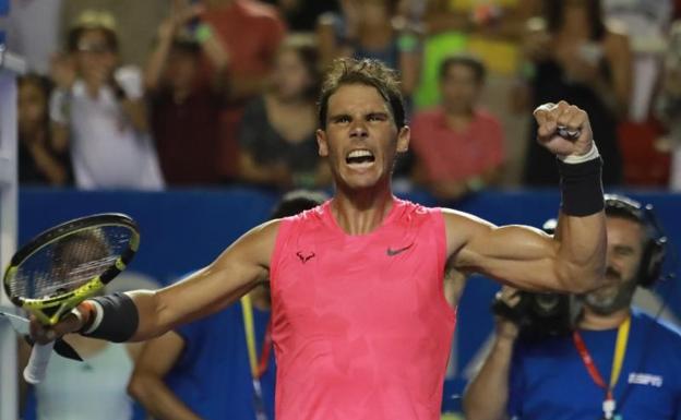 Nadal da otro paso hacia el título en Acapulco