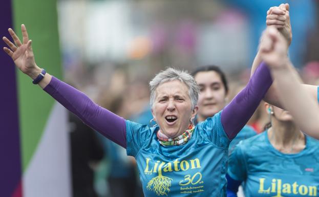 La primera carrera popular de mujeres de España se celebró en Euskadi hace 30 años y sigue sumando adeptas