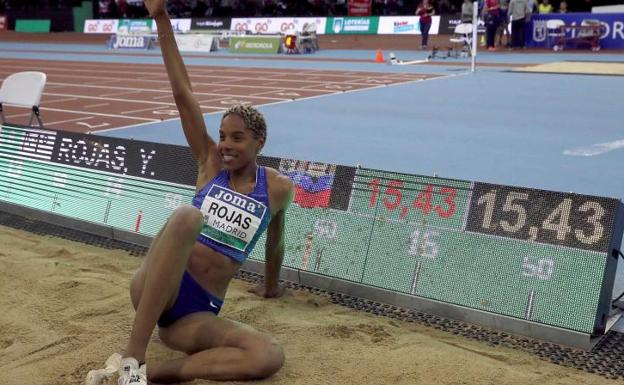 Yulimar Rojasek Tokion urrezko domina du zain