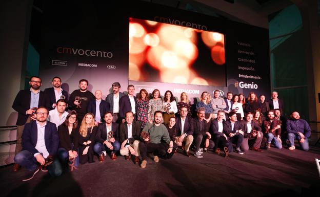 Los 'Genios' del entretenimiento, premiados por Vocento
