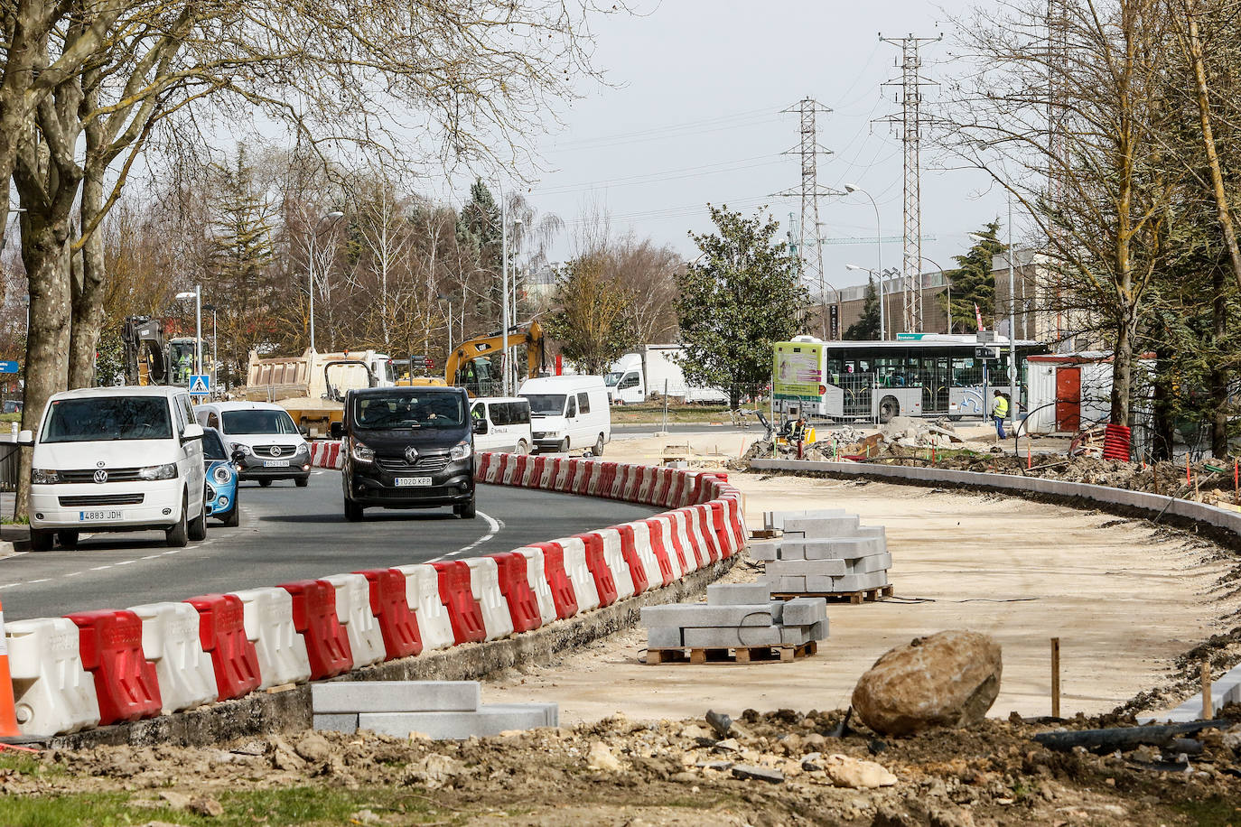 Las principales obras de Vitoria se paralizan