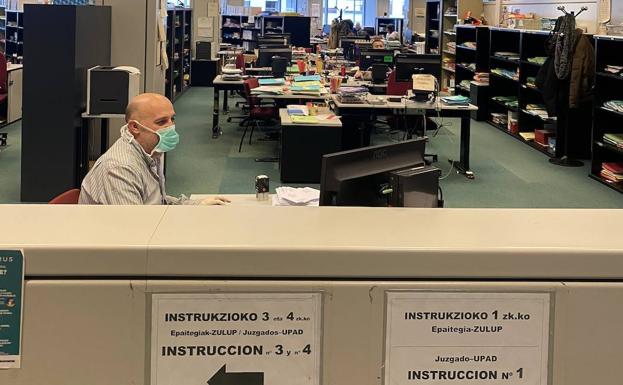 Paralizan la actividad judicial en todo el País Vasco