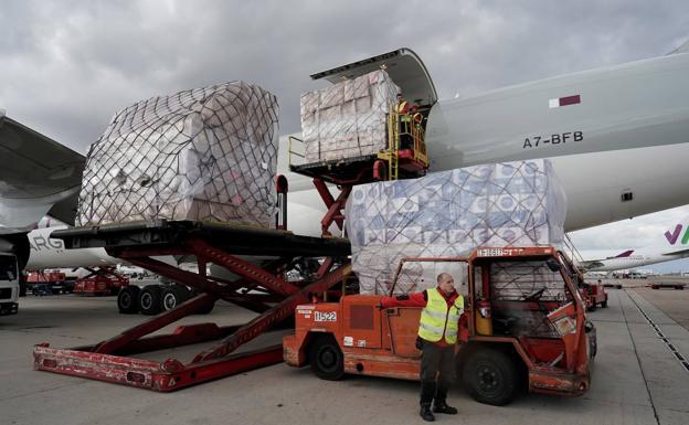 Turquía retiene un avión con respiradores para España