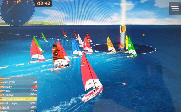 La vela también se vuelve virtual con una regata femenina 'online'