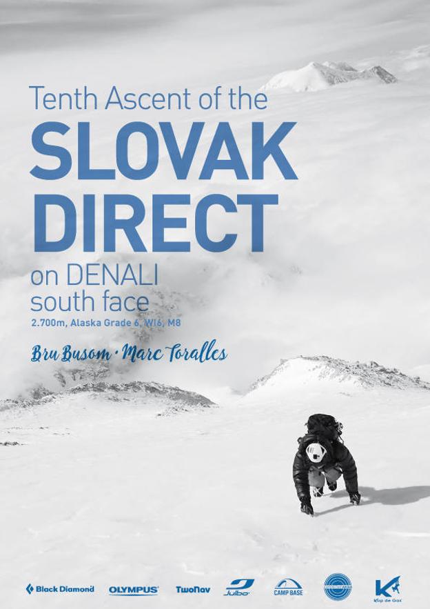 La película de la ascensión al Denali por la Slovak direct, en abierto