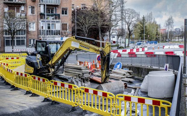 Las obras volverán con restricciones a Vitoria