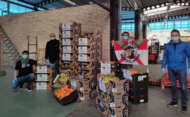 Las cadenas solidarias que recorren Álava