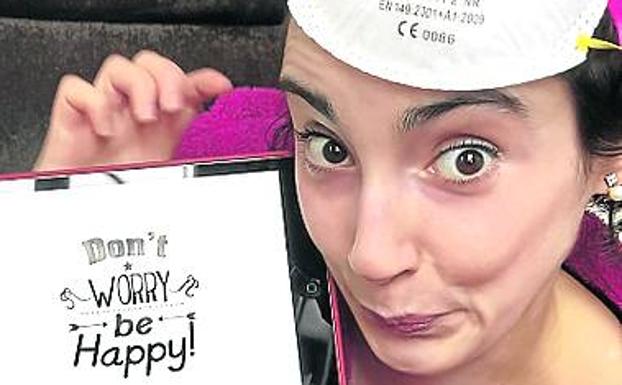 Miren Gotzone, siempre positiva