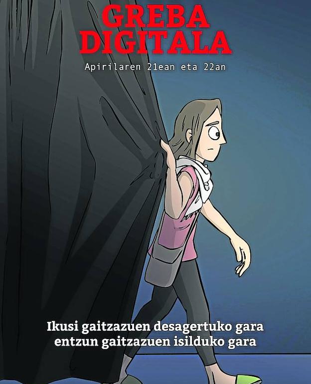 Más de 800 profesionales de la cultura vasca convocan una huelga digital