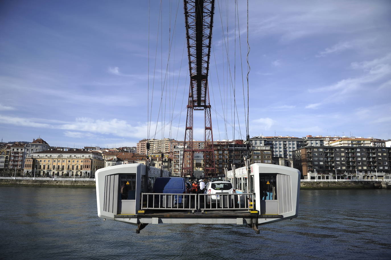 El Puente Colgante pierde más del 90% de sus pasajeros durante el confinamiento