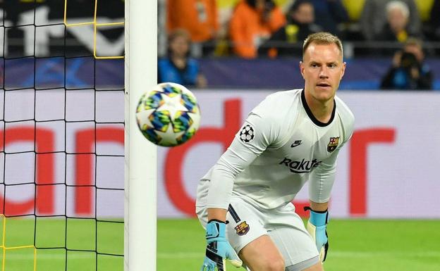 Ter Stegen: «Estoy muy feliz en Barcelona»