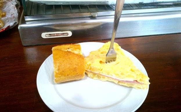 Sabrosas tortillas en el Imara de Arrigorriaga