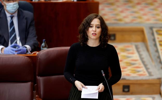 La presidenta de la Comunidad de Madrid, Isabel Díaz Ayuso. /Efe
