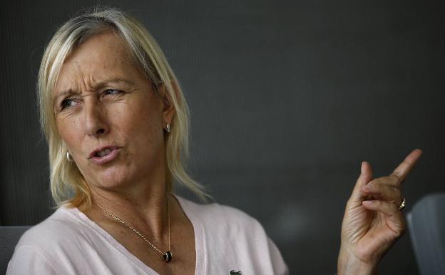 Navratilova: «Me volvería loca por no poder jugar»