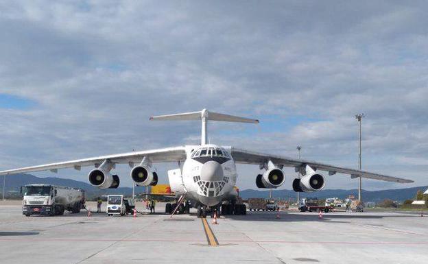 Foronda recibe un nuevo vuelo con 80 toneladas de material sanitario procedente de China