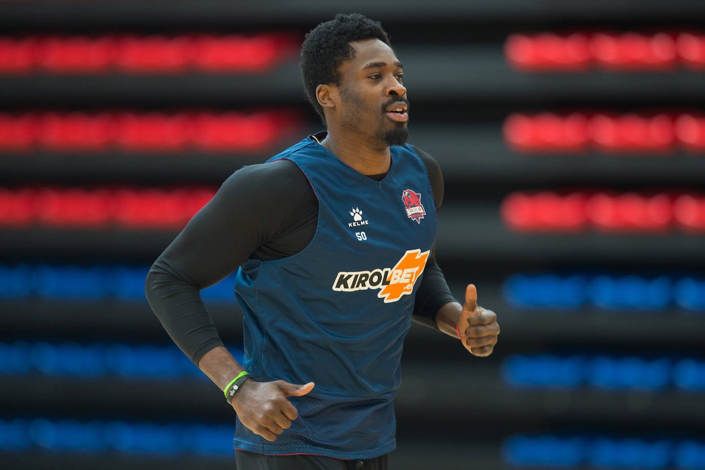 El entrenamiento del Baskonia de este martes
