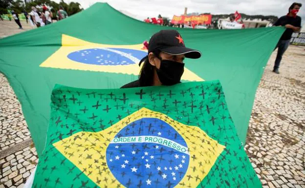 Brasil registra 888 muertes con coronavirus en las últimas 24 ...