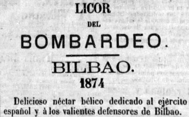 ¿Un traguito de Licor del Bombardeo 1874?