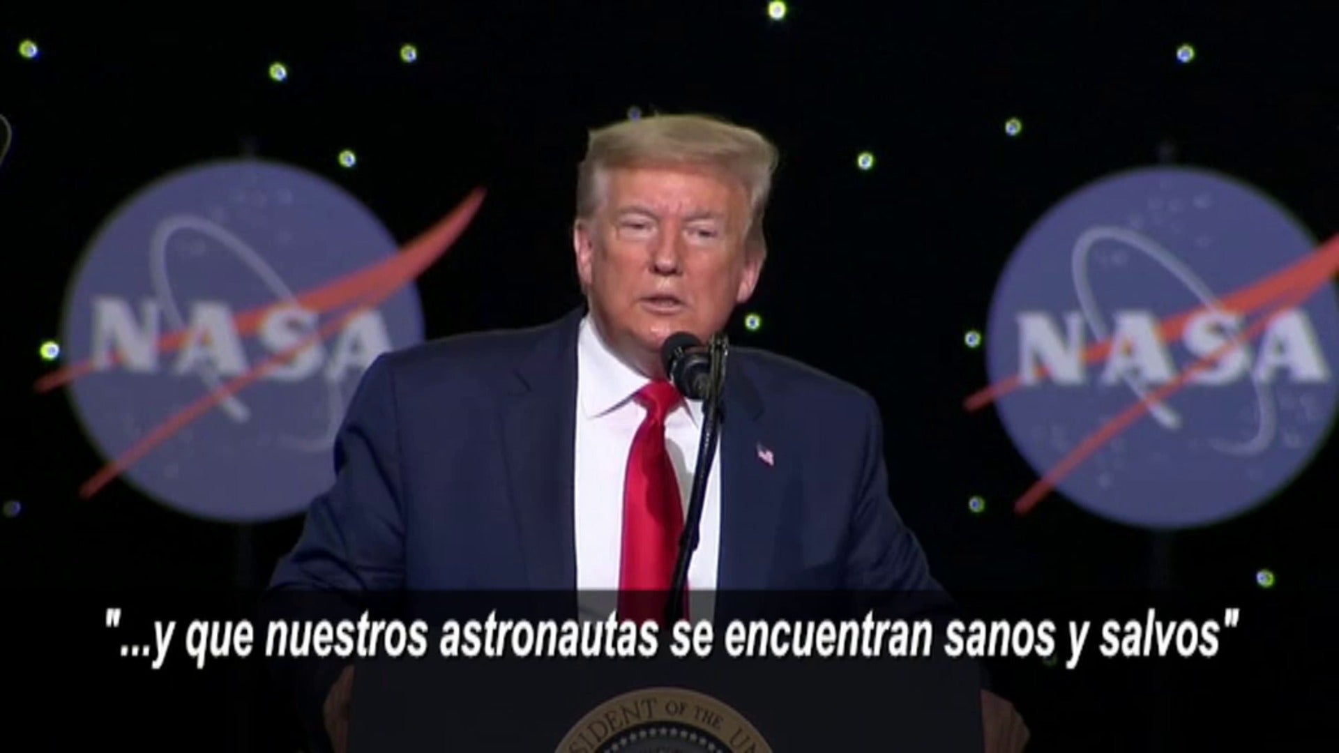 Trump celebra el lanzamiento con éxito de la nave de SpaceX al espacio ...