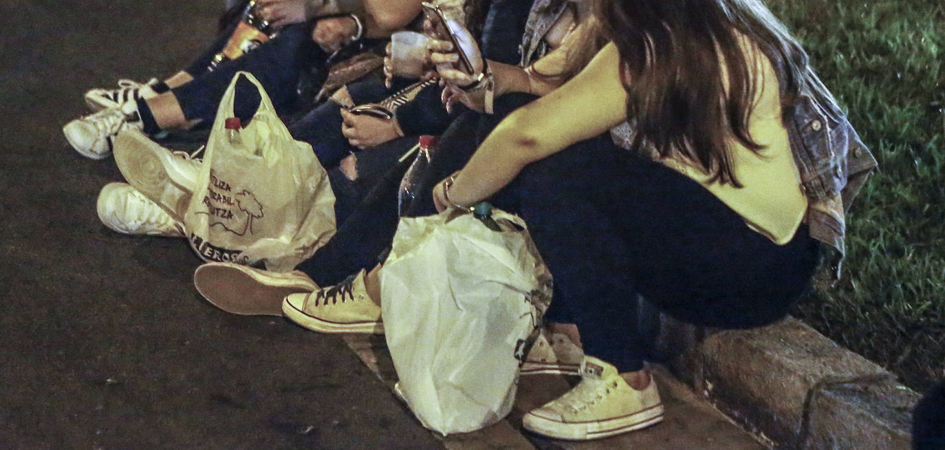 Varios contusionados en un botellón en Alegría al intentar escapar de la Ertzaintza