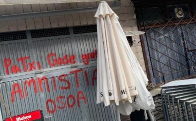 Ascienden a 27 los batzokis atacados tras las nuevas pintadas en Lemoiz