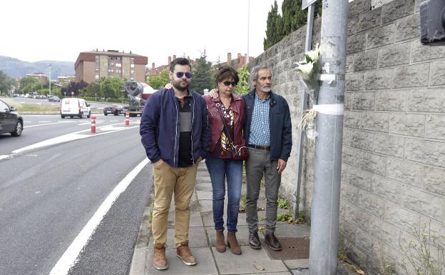 Homenajean al ertzainza arrollado hace dos años en Getxo y reclaman que se cumpla la condena